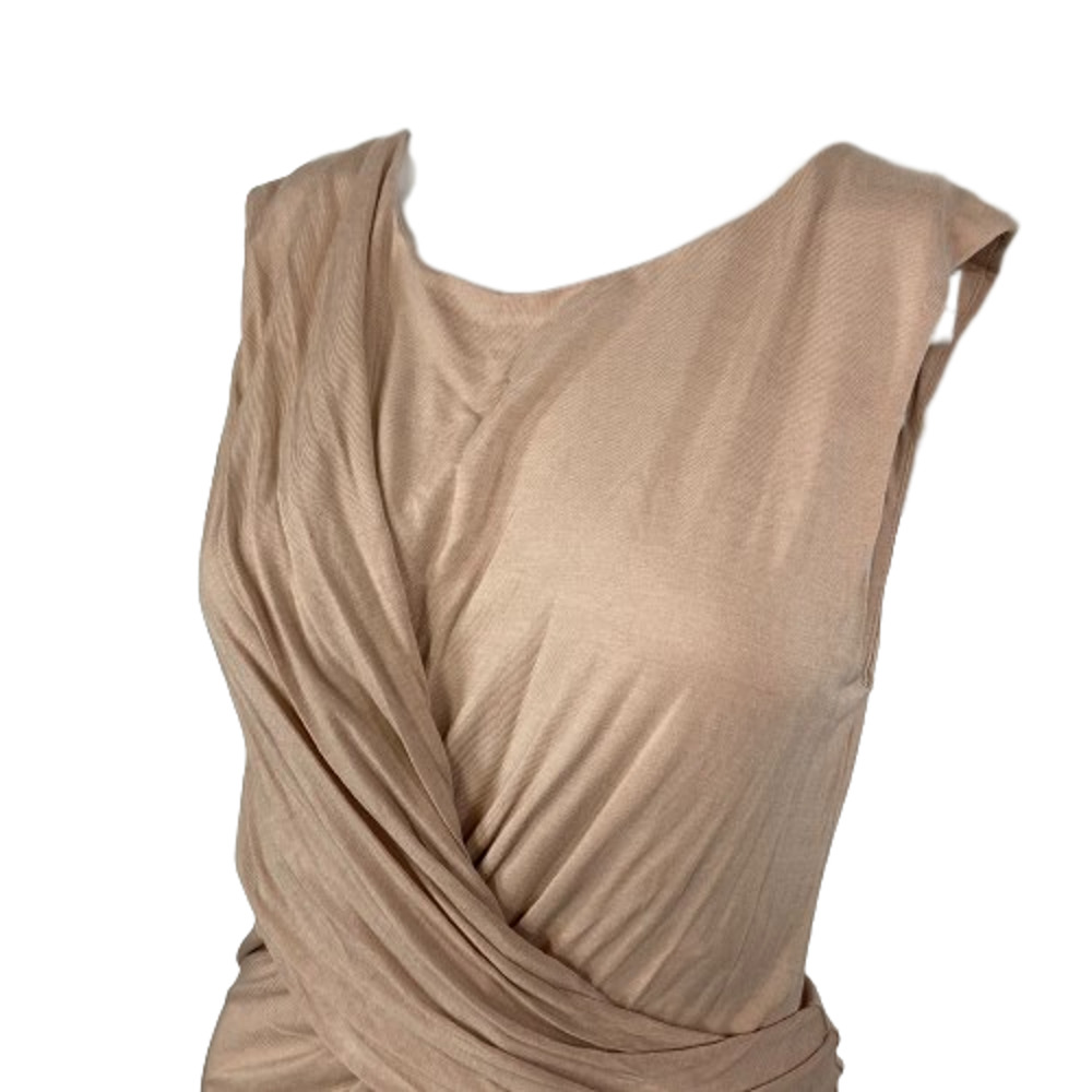 We The Free People Shirt Womens Sz XS Wrap Top Beige Slimming Comfortable - Picture 7 of 9